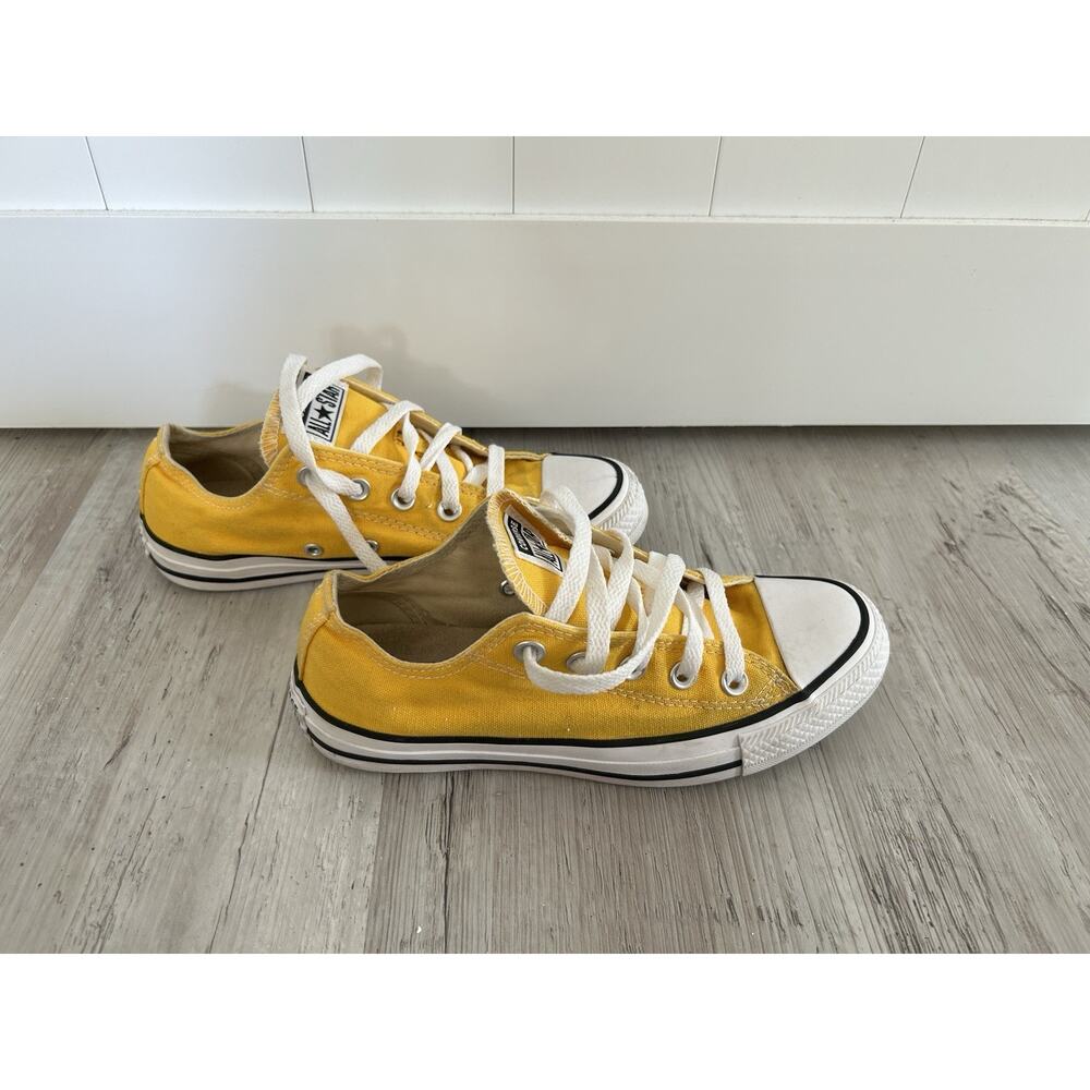 Converse Chuck Taylor All Star Low Sneakers Unisex M4/W6 Lemon Chrome 130129F - Picture 7 of 11